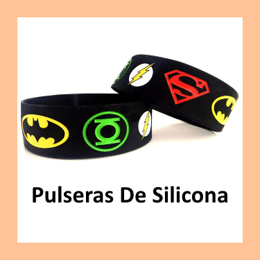 Pulseras de silicona personalizadas