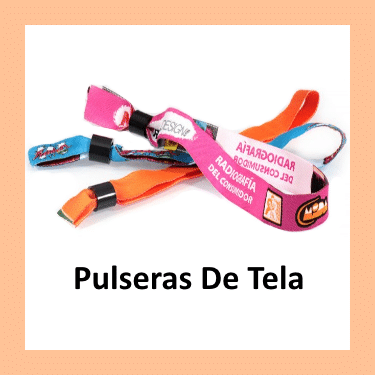 Pulseras de tela personalizadas